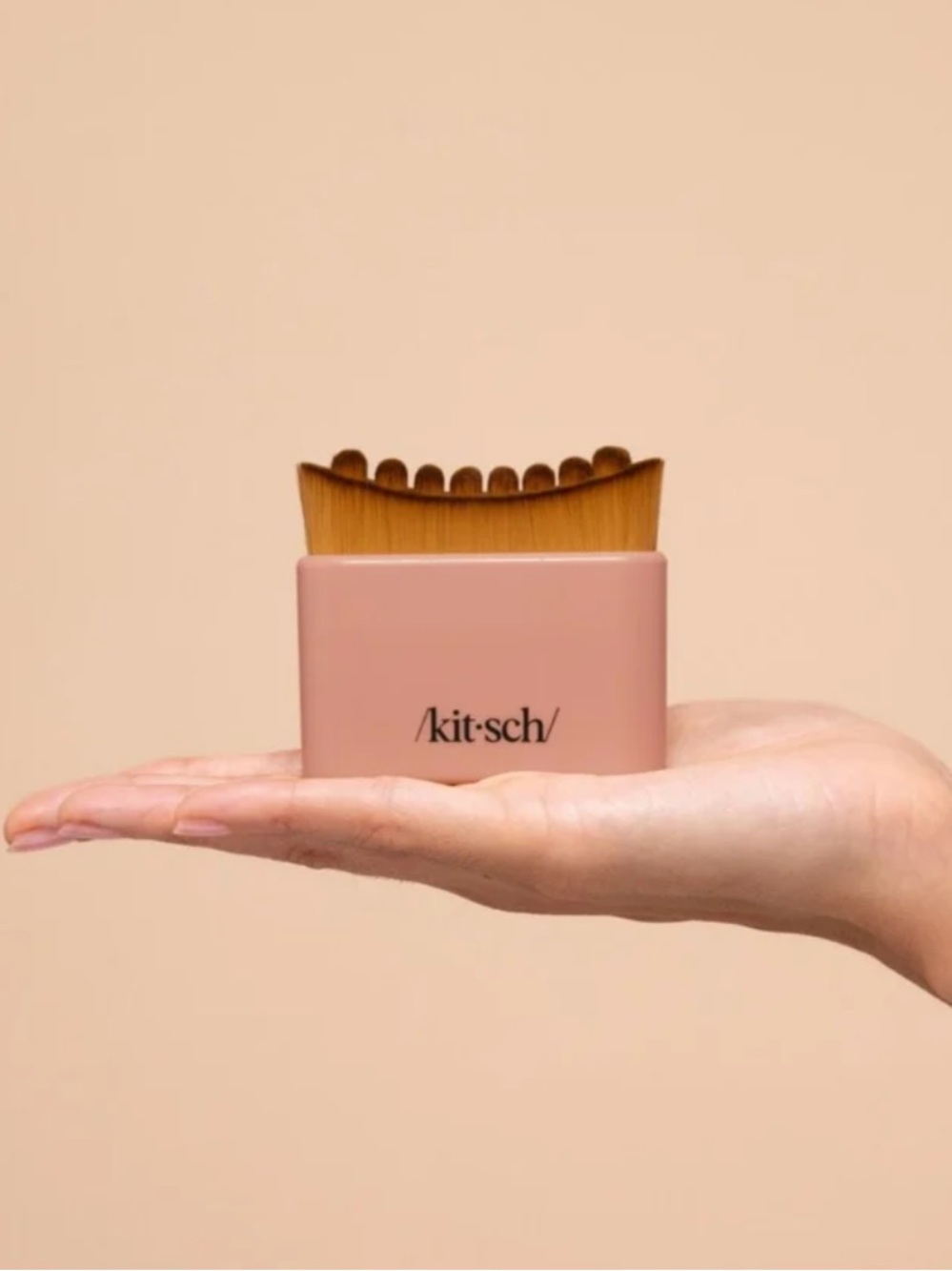 Kitsch Terracotta Lymphatic Contour Face Brush